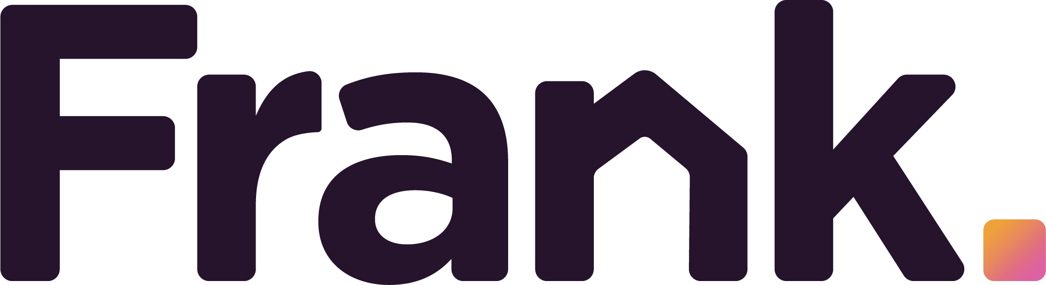 FRANK Purple Gradient Logo